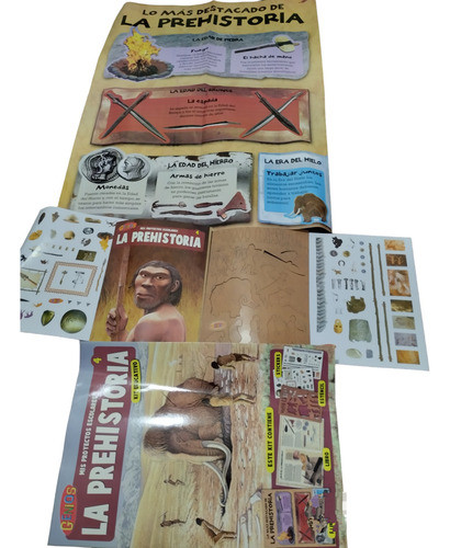 Revista Genios Kit Escolar Prehistoria 1
