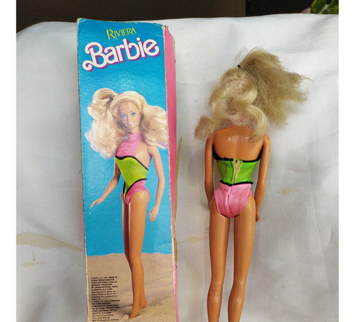 Barbie Mod.riviera Vintage 1989 Con Caja Original Mattel 1