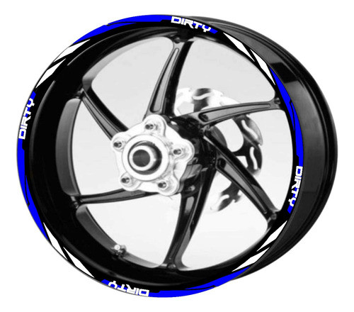 Calcomanias Adhesivos Llantas Dirty Rodado 14-16-17-18-19-21 1