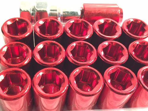 Tuercas Llantas Auto Rojas Seguridad 12mmx1.50 Mg - Tulla 0