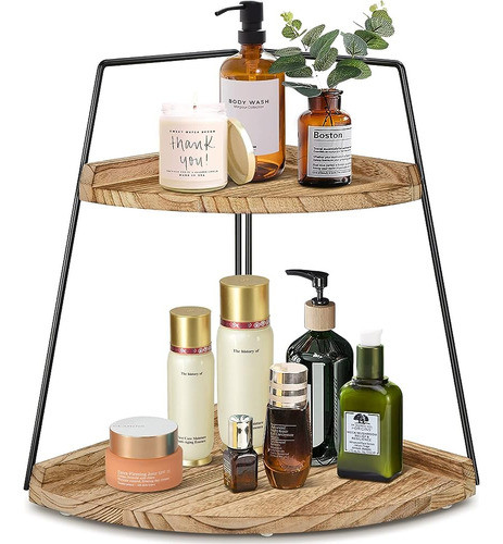 Pickkross Organizador De Mostrador De Baño De 2 Niveles, Enc 0