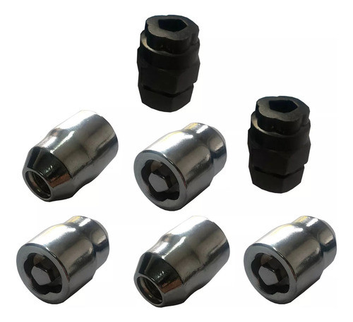 Seguro Rueda Antirobo 5 Tuercas+seg 3 P/ Courier 97/11 0