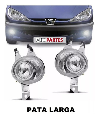 Juego Faro Antiniebla Peugeot 206 2004 A 2012 Par Combo 1
