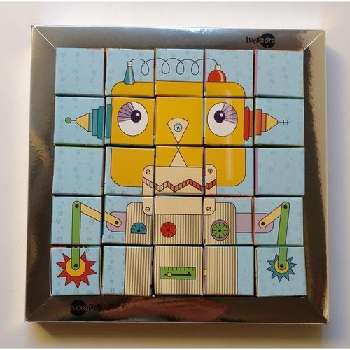 Cubos Puzzle 3d Cubi Robots Crear Armar Jugar. Didáctico 0