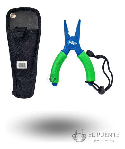 Pinza De Pesca Red Fish Punta Curva Con Funda 1