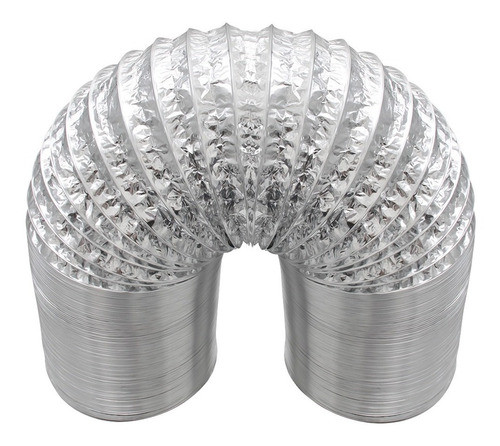 Ducto Aluminio 356mm 5m Tubo Flexible Extractor Ventilación 0