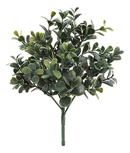 Larksilk Green Boxwood Pick, 6 Piezas Por Pedido, Resistente 0