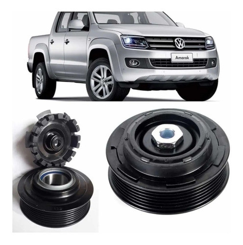 Embrague De Compresor Para V.w. Amarok Electronico 12v 6pk 1