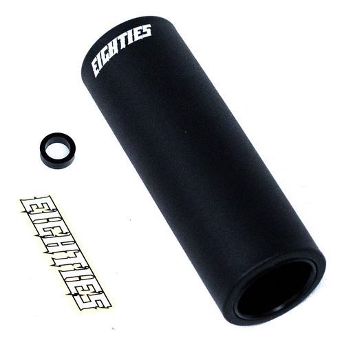 Peg Bmx Eighties Spike Profesional ¡cromo + Funda! Negro 1