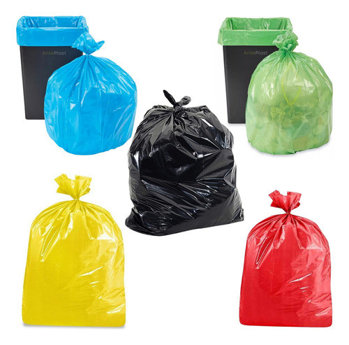 Bolsa Residuo Consorcio Basura Verde Recicla 60x90 X300u 1