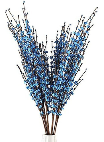 5pcs 75cm Long Artificial Flower Winter Jasmine Folk Pip Ber 0