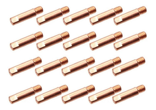 Punta Pico Tubo De Contacto 0,9mm Torcha 15 Mig Mag X 20u 0