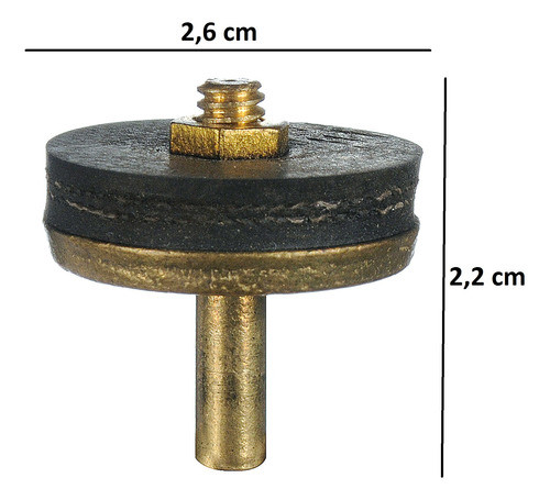 Valvula Valvulita Bronce Canilla De 1 Pulgada Pack X10 Unid 1