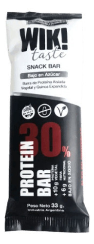 Wik Protein Bar Barrita X3 Vegetal Sin Tacc 0