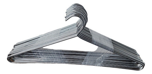 Pack X 10 Perchas Metal Cromadas Irrompibles!!! 0