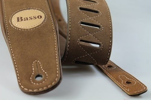 Correa Basso Cla04 Guitarra Eléctrica Bajo Cuero Acolchada 0
