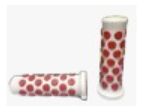 Juego De Puños 022/24. Exterior Blanco Interior Rojo 0