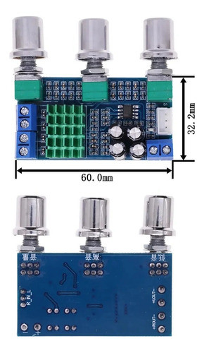 Amplificador Xh-m567-tpa3116  80w X 2 1
