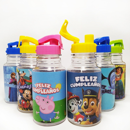 Vaso Botella Jarro Infantil Escolar Personalizada X Unidad 1