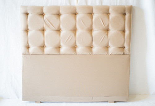 Respaldo Sommier Capitone Cuadrado 170cm Pana Envio Gratis 0