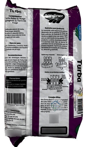 Turba Rubia De Sphagnum 10lts Landiner 1