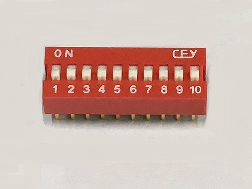 Dip Switch 10 Posiciones - Por Unidad 0