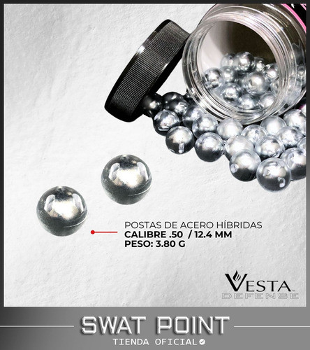 Postas De Acero Vesta Cal.50 Disuasiva Defensa Mayor Impacto 1