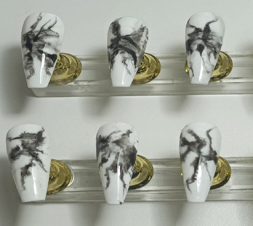 Kit Uñas Press On Soft Gel, Todas Las Medidas, Reutilizables 1