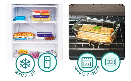 Contenedor De Alimentos De Vidrio Extra Pequeño Stor'eat 1