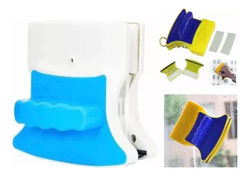 Limpia Vidrio Ventana Magnetico Imantado Doble Limpia Facil 0