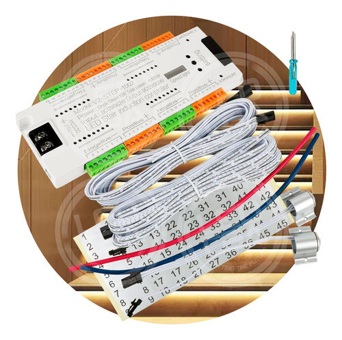 Sensor De Escalera Secuencial 32 Escalones Tira Led 12v 24v 0