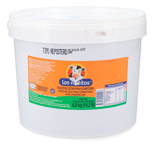 Dulce De Leche Repostero Los Nietitos X6,5 Kilos 0