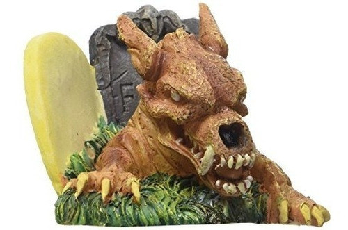 Penn Plax Zombie Hombre Lobo Adorno De Acuario 41 Por 3 Por 1