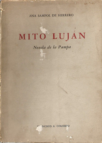 Mito Lujan - Ana Sampol De Herrero - Ediciones Colombo 0