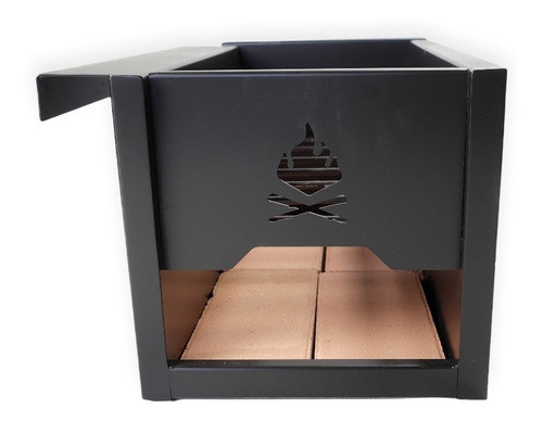 Brasero Colgante Con Ladrillos Refractarios Asaparri 1