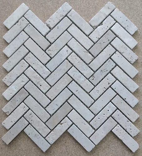 Malla Revestimiento 26x26 Travertino Espigado 2x6 Revestylo 0