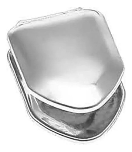 Parrilla Para Diente Solo Grillz Clasico Individual Plateado 1