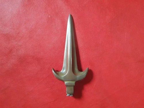 Asta De Bronce Macizo - Punta Lanza Vikinga - Punta De Reja 0