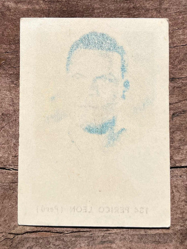 Perico León Selección Perú- Figurita Del Álbum Mini Copa 72 1