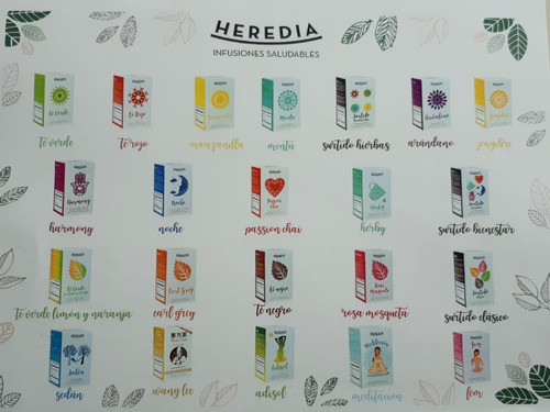 Heredia - Té Harmony X25 Sobres 1