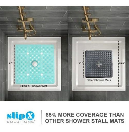 Alfombra Para Ducha Antideslizante Cuadrada 69x69cm - Perla 1