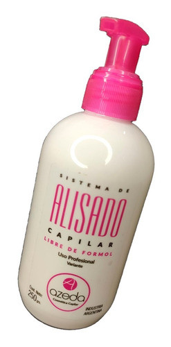 Azeda Alisado Capilar Sin Formol 250ml 1