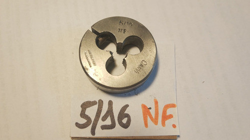 Cojinete Terraja Roscar Hss 5/16  Nf  Diametro (1 1/2 Ex )mm 1