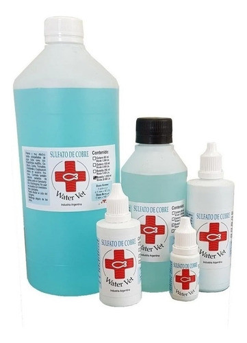 Sulfato Cobre Water Vet 100ml Contra Parásitos Peces Acuario 0