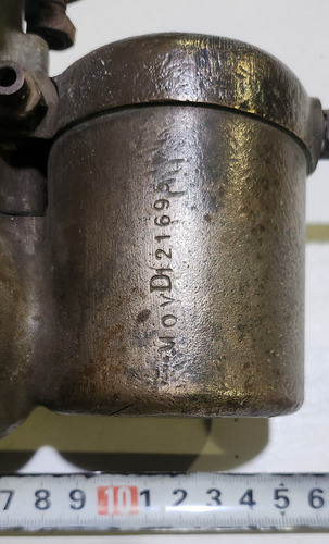 Carburador Solex De Bronce. Gran Tamaño. Muy Buen Estado 1