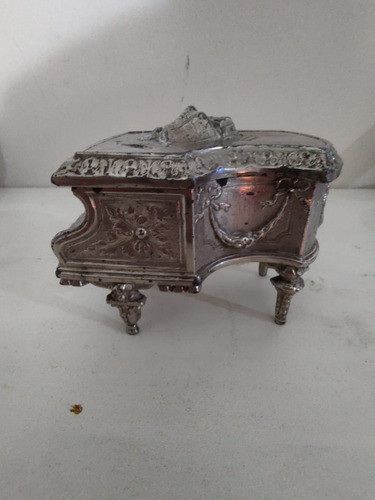 Antíguo Alhajero Piano Peltre Fulser. 0