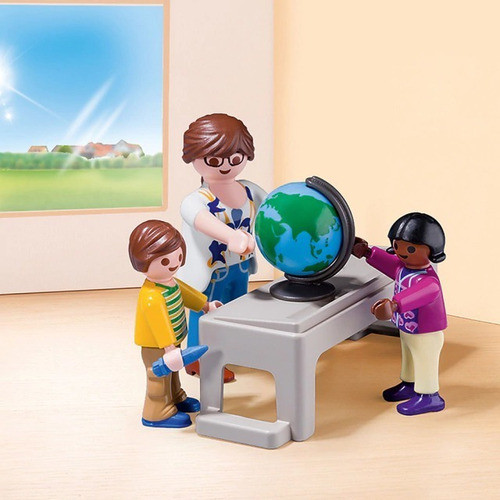 Playmobil Maletin Profesora En El Colegio City Life 70314 Ed 1