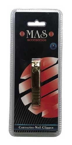 Alicate Cortauñas Dorado Chico Acero Manicuria Pedicuria Mas 1