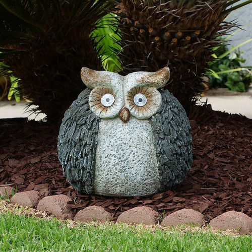 Alpine Corporation Qwr514slr Alpine Solar Powered Owl Estatu 1