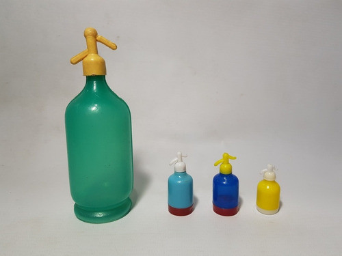 Antiguos Sifones Juguetes Plásticos Lote X 3 Mag 57871 0